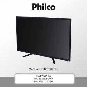 Manual Philco PH32B51DSGWA Televisor LED