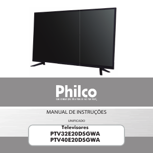 Manual Philco PH40E20DSGWA Televisor LED