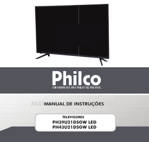 Manual Philco PH43U21DSGW Televisor LED