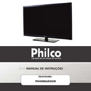 Manual Philco PH40R86DSGW Televisor LED