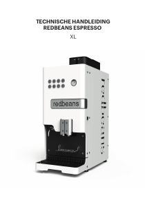 Handleiding Redbeans Beanmachine XL Koffiezetapparaat