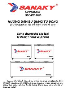 Hướng dẫn sử dụng Sanaky VH-308KL Tủ lạnh