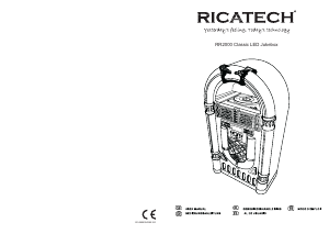 Manual de uso Ricatech RR2000 Jukebox