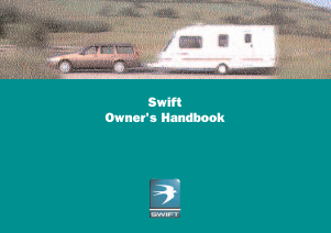 Handleiding Swift Conqueror 640 SALON (2000) Caravan