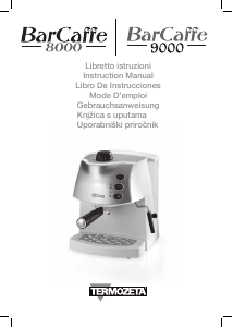 Manual de uso Termozeta BarCaffe 8000 Máquina de café espresso