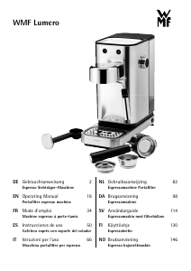 Handleiding WMF Lumero Espresso-apparaat