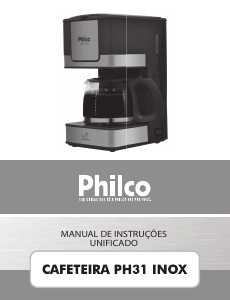 Manual Philco PH31 Máquina de café