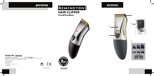 Manual Remington HC650 Hair Clipper
