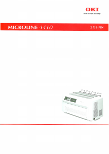 Manual OKI ML4410 Printer