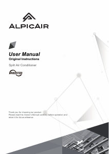 Manual AlpicAir AWO-60HRDC1A Air Conditioner