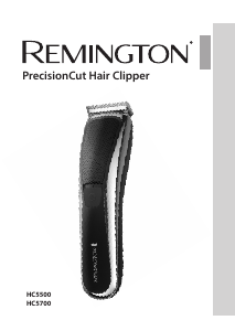 Bruksanvisning Remington HC5500 Precision Cut Hårklippare