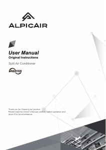 Handleiding AlpicAir AWI-60HRDC1A Airconditioner