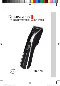 Manuale Remington HC5780 Tagliacapelli