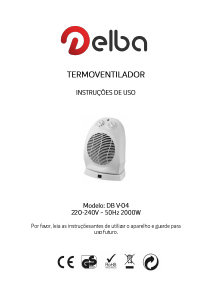 Manual Delba DB V-04 Aquecedor