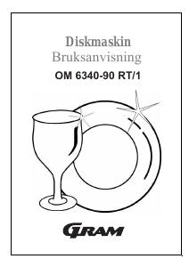Bruksanvisning Gram OM 6340-90 RT/1 Diskmaskin