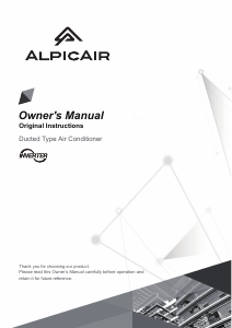 Handleiding AlpicAir ATMI-53HRDC1A Airconditioner