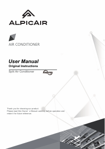 Handleiding AlpicAir ACMI-36HRDC1 Airconditioner
