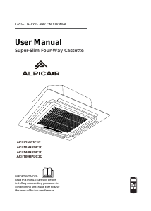 Handleiding AlpicAir ACI-71HPDC1C Airconditioner