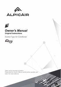 Manual AlpicAir ATMI-36HRDC1A Air Conditioner