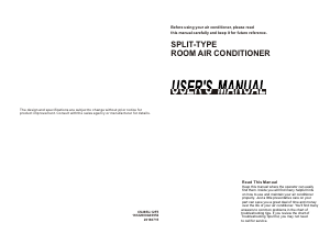 Handleiding AlpicAir AWO-26HPR1C Airconditioner