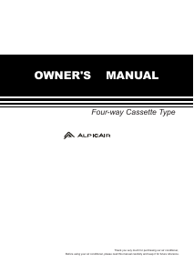 Manual AlpicAir ACI-105HPS3B Air Conditioner