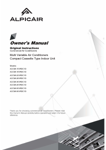 Bedienungsanleitung AlpicAir ACCMI-28VRDC1D Klimagerät
