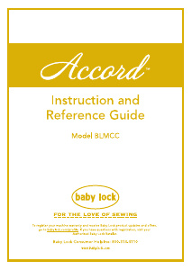 Manual Baby Lock BLMCC Accord Sewing Machine