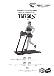 Manual Christopeit TM 750S Treadmill