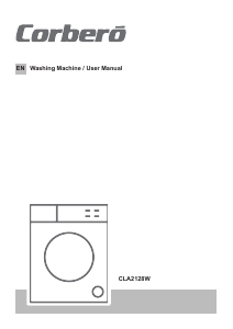 Manual Corberó CLA 2128 W Washing Machine