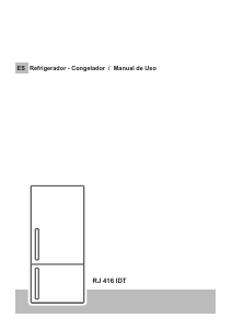 Manual de uso James RJ 416 IDT Frigorífico combinado