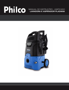 Manual Philco PLAS4000 Máquina de limpeza a alta pressão