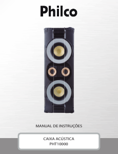Manual Philco PHT100 Altifalante