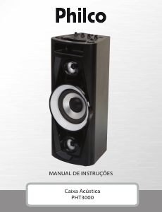 Manual Philco PHT3000 Altifalante