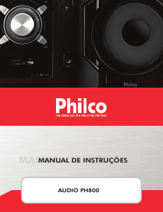 Manual Philco PH800 Altifalante