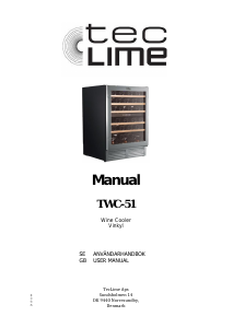 Manual TecLime TWC-51 Wine Cabinet