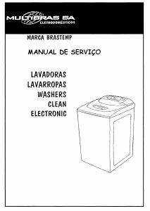 Manual Brastemp BLL22 Máquina de lavar roupa