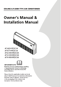 Manual AlpicAir AFI-53HRDC1A Air Conditioner