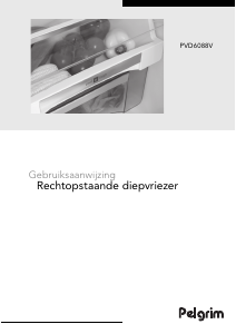 Handleiding Pelgrim PVD7088V Vriezer