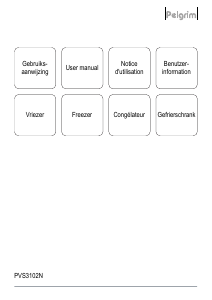 Mode d’emploi Pelgrim PVS3102N Congélateur