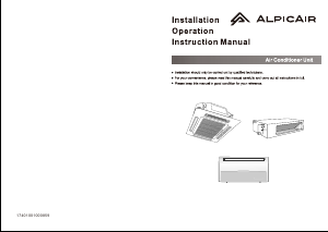 Manual AlpicAir AOU-140AHPDC3D Air Conditioner