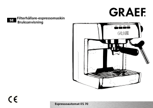 Bruksanvisning Graef ES 70 Espressomaskin
