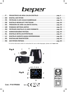 Manual de uso Beper P101FRI050 Freidora