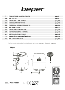 Bedienungsanleitung Beper P101FRI001 Fritteuse