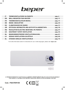 Bedienungsanleitung Beper P203TER100 Heizgerät