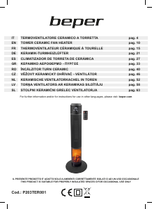 Mode d’emploi Beper P203TER001 Chauffage