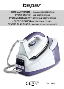 Manual de uso Beper 50.971 Plancha