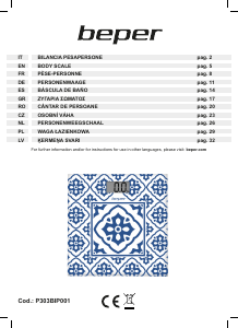 Rokasgrāmata Beper P303BIP001 Svari