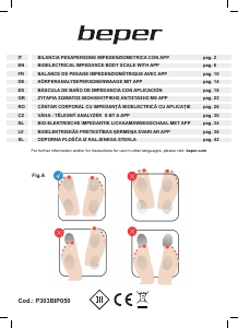 Manuale Beper P303BIP050 Bilancia