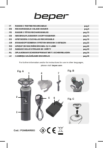 Manual Beper P304BAR003 Shaver