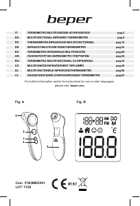 Manual Beper P303MED001 Termometru